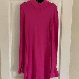 Gorgeous hot pink Michael Kors fitted dress size Medium.